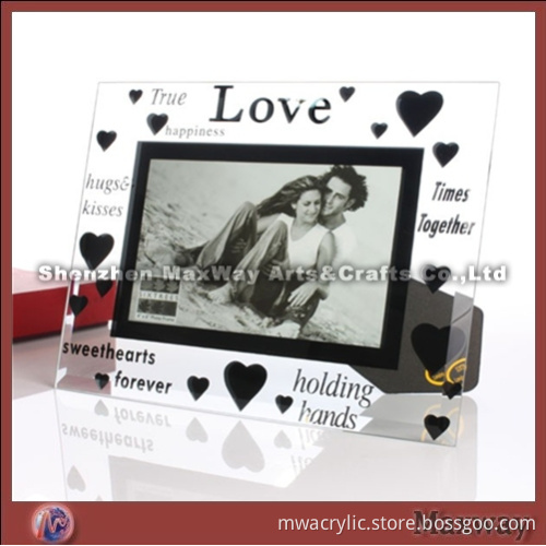 Pure Clear Lover Acrylic Desk top Photo/Picture Frame